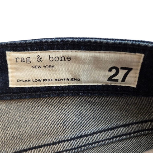 ⭐️NWT Rag & Bone Blue Relaxed Jeans Classic Style - Picture 5 of 9